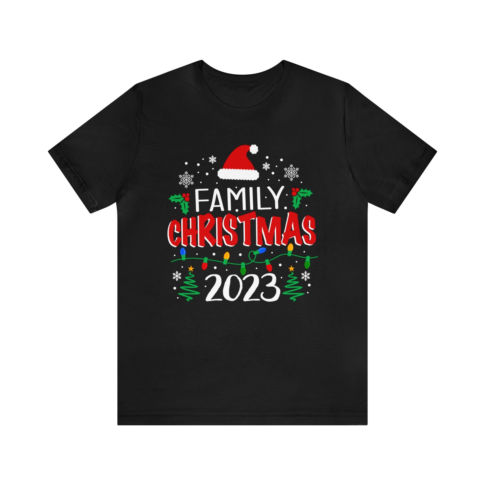 Family Christmas 2023 Bella Canvas Unisex Jersey Short Sleeve Tee