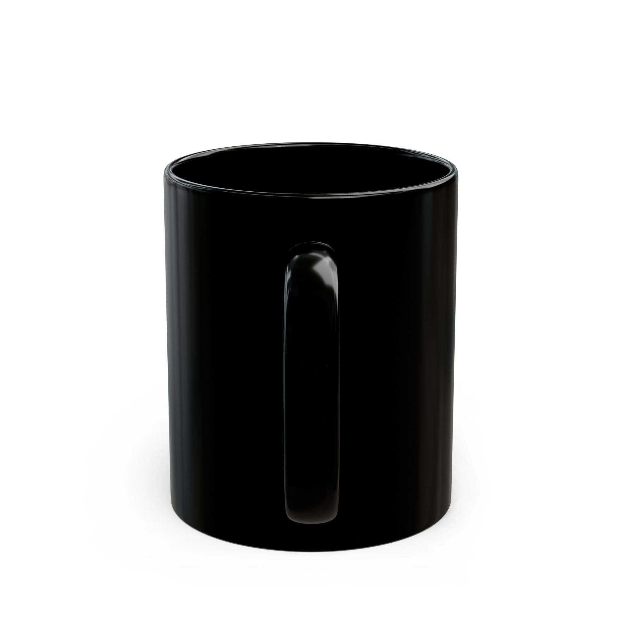 Anchor In Orbit Black Coffee Mug — Space Logo 11oz/15oz
