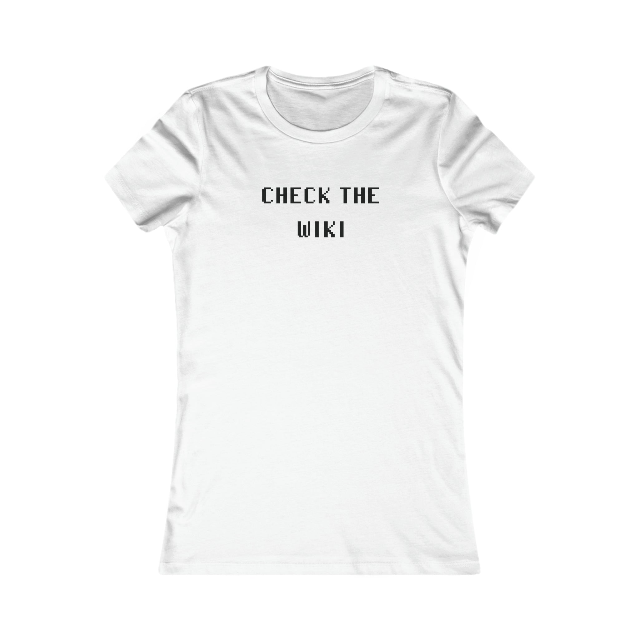 Check The Wiki Women's Favorite Tee White