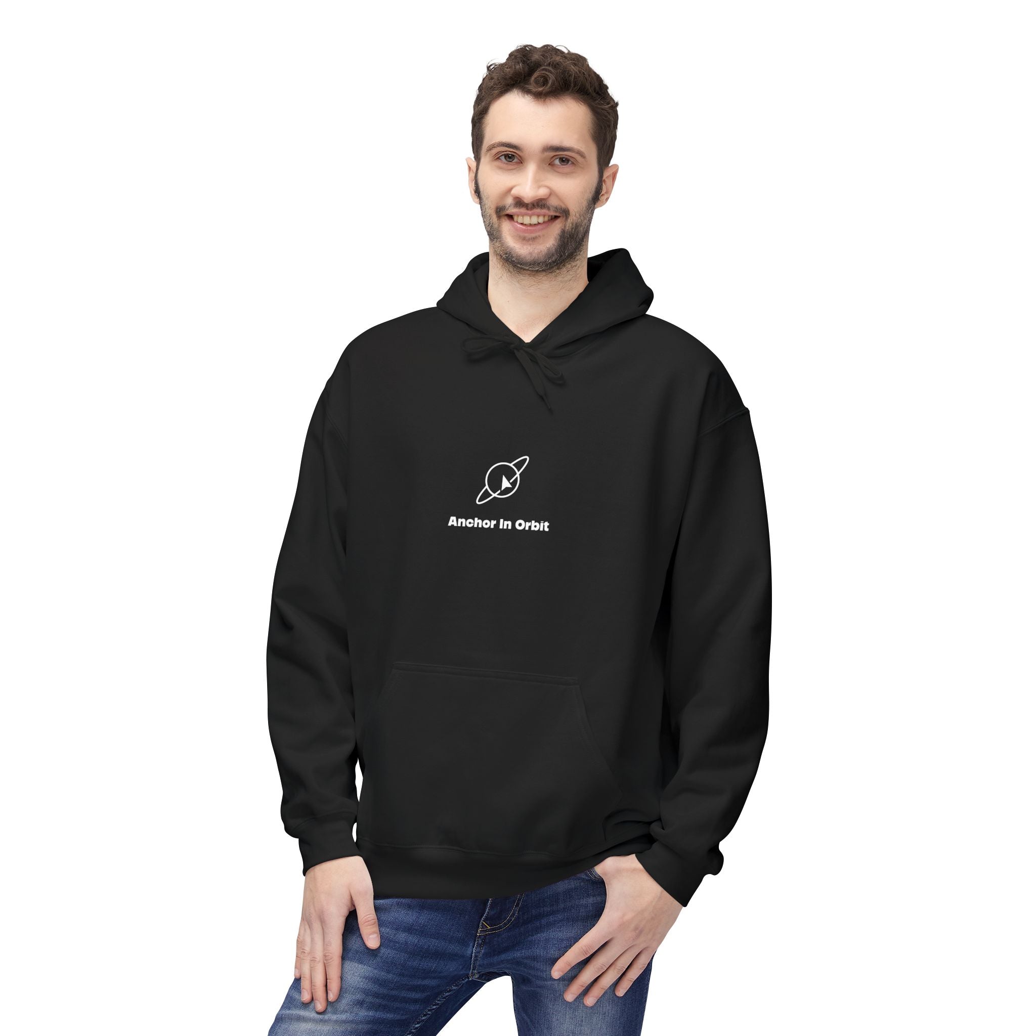 Minimalist 'Anxious but Okay' Hoodie — Cozy Mental Health Awareness Sweatshirt
