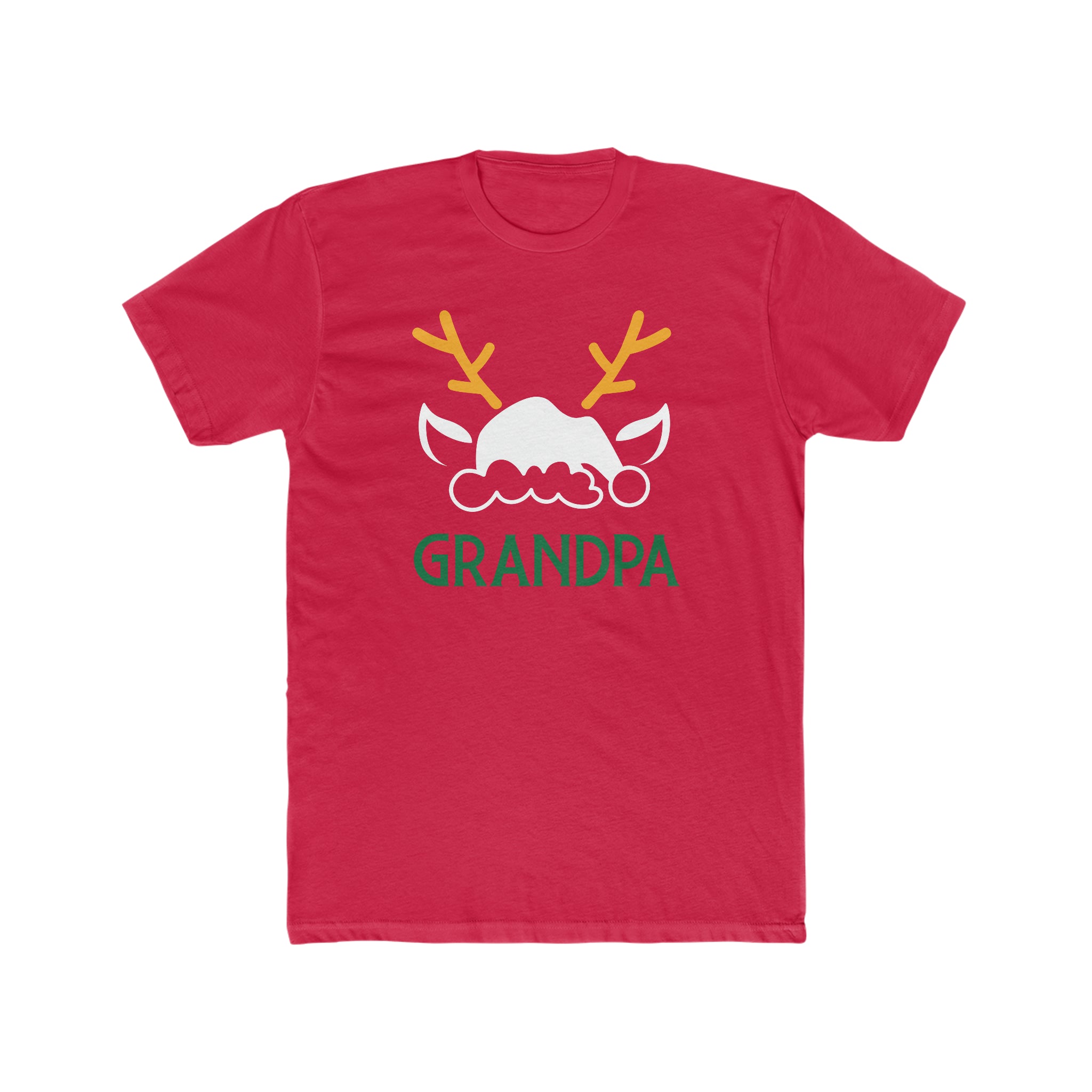 Grandpa Christmas Men's Cotton Crew Tee