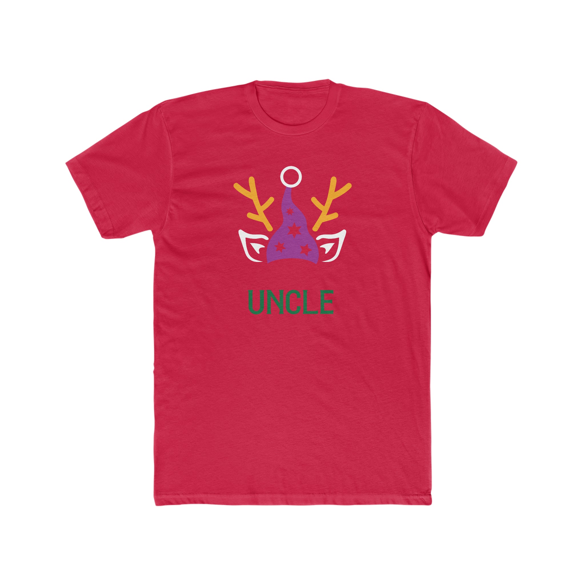 Uncle Christmas Men's Cotton Crew Tee