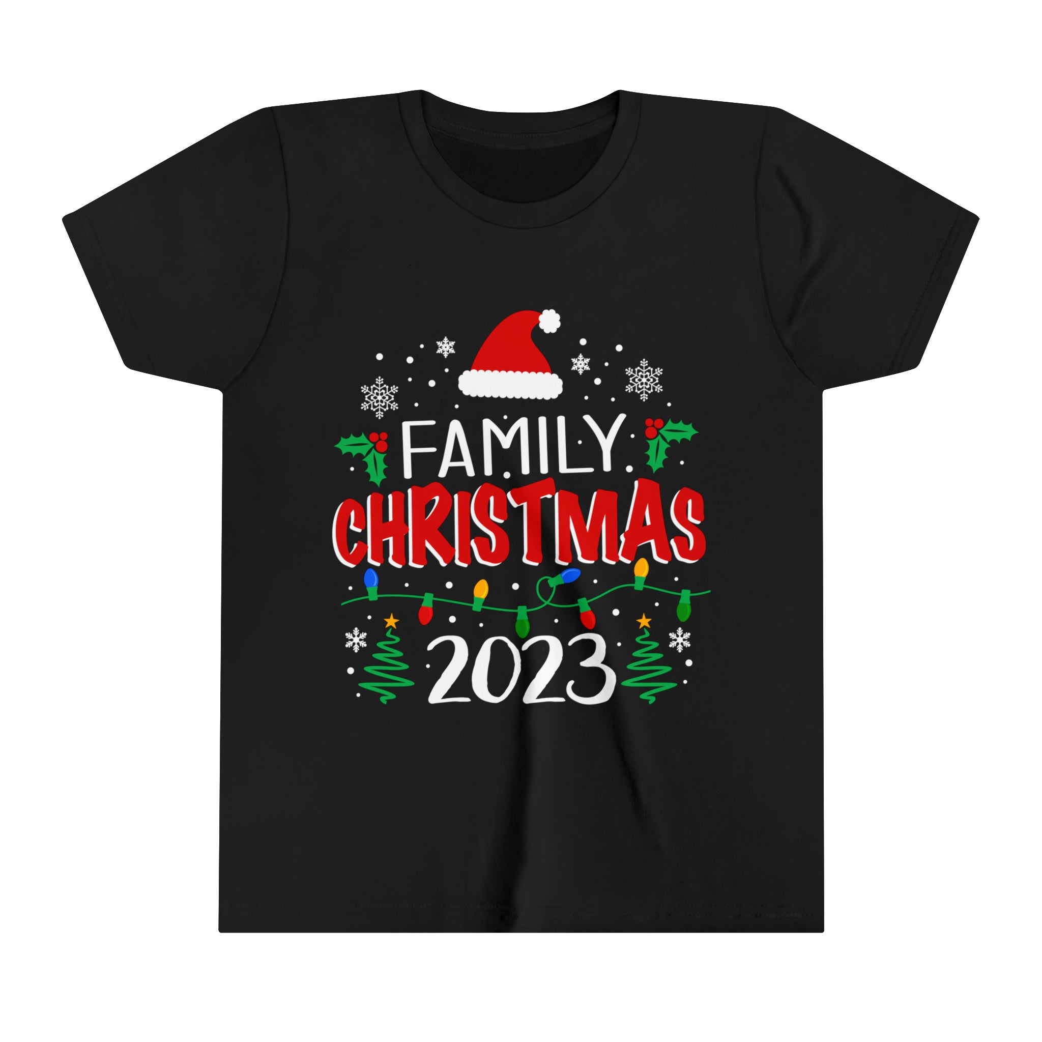 Family Christmas 2023 Bella Canvas Youth Short Sleeve Tee