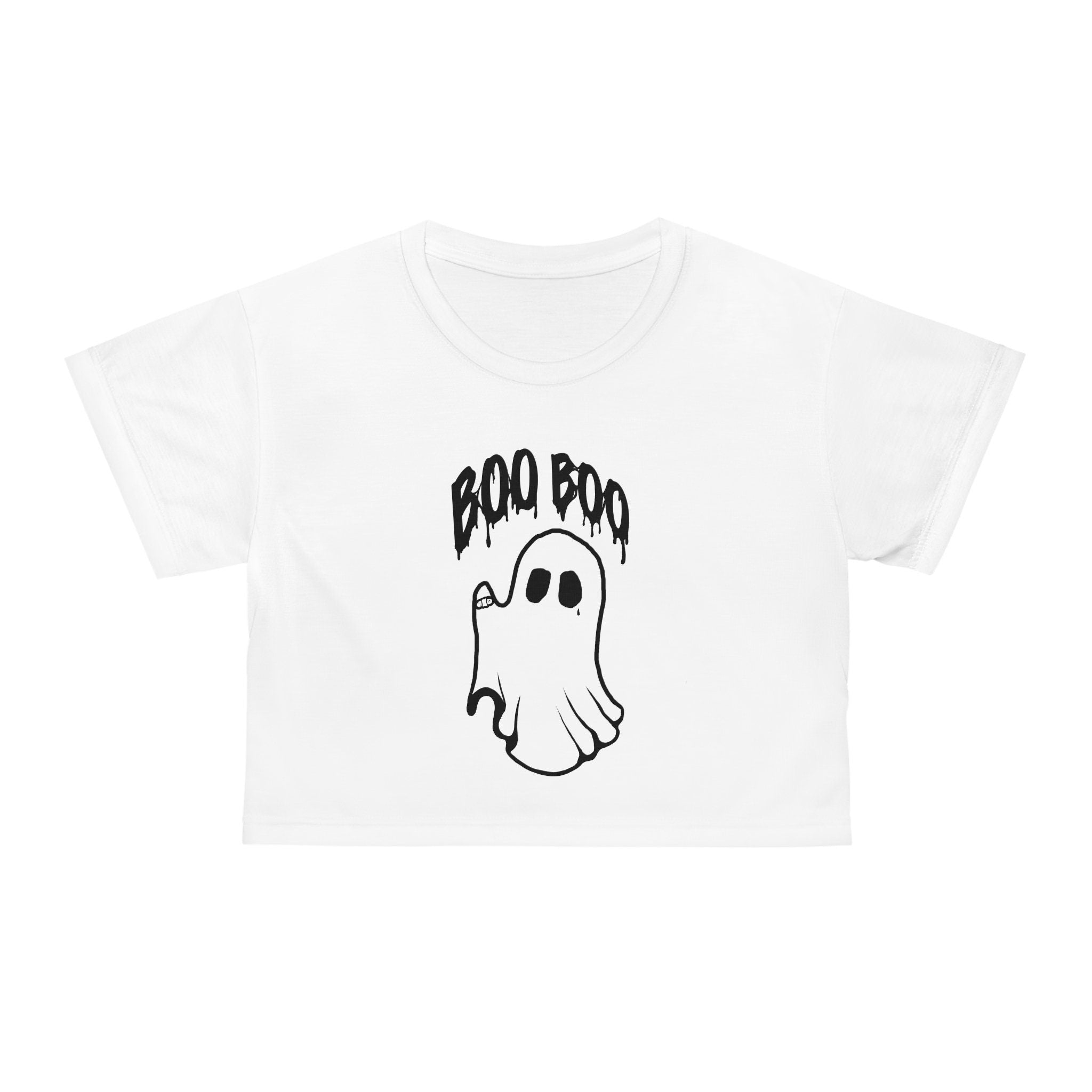 Ghost Boo boo Crop Tee (AOP)